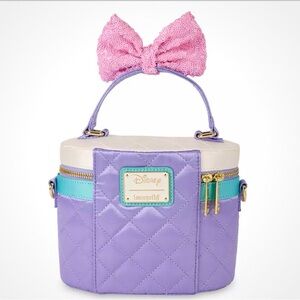 NEW Walt Disney Daisy Duck 85th Anniversary Loungefly Crossbody‎ Bag Purse w Bow